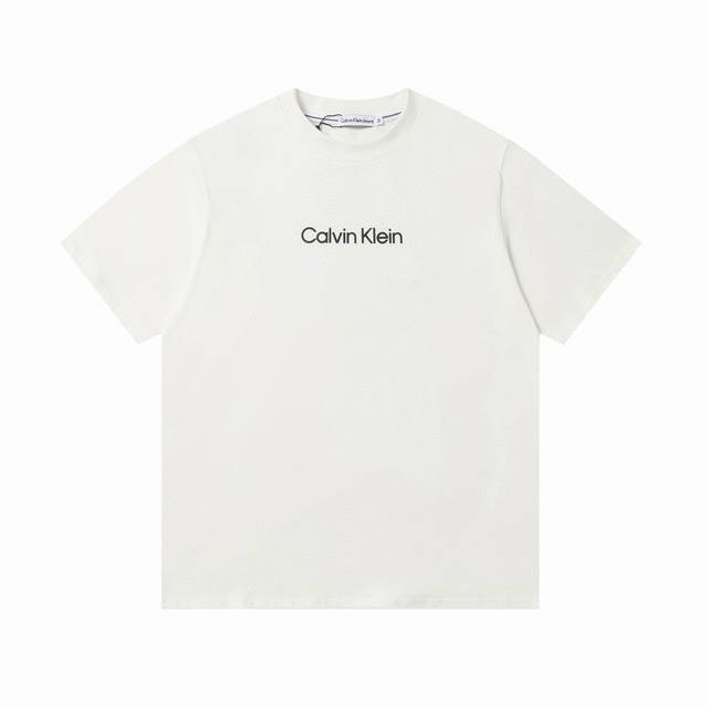 Style number: 916 Calvin Kleinck graffiti letter print short-sleeved T-shirt 260