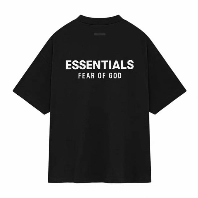 Full set of Essentials Fall24 Holiday series Jersey Crewneck T-Shirt Chest lette