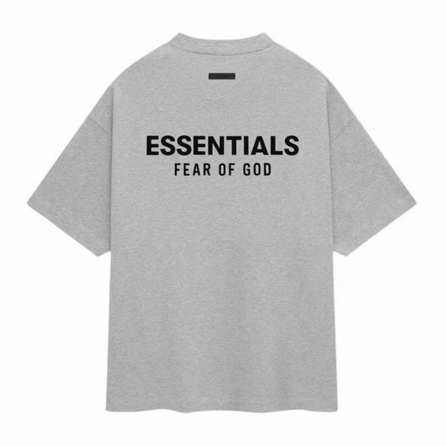 Full set of Essentials Fall24 Holiday series Jersey Crewneck T-Shirt, round neck