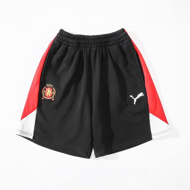 D020# Manchester United Puma co-branded embroidered shorts beach pants sweatpant