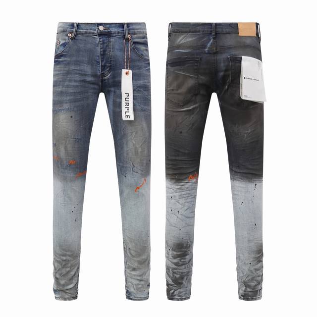 Pb155# Purple-Brand jeans trousers Full quality, original version, three-dimensi
