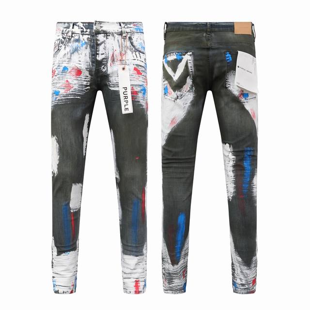Pb138# Purple-Brand jeans trousers Full quality, original version, three-dimensi