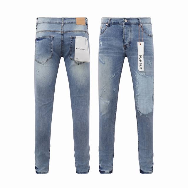 Pb161# Purple-Brand jeans trousers Full quality, original version, three-dimensi