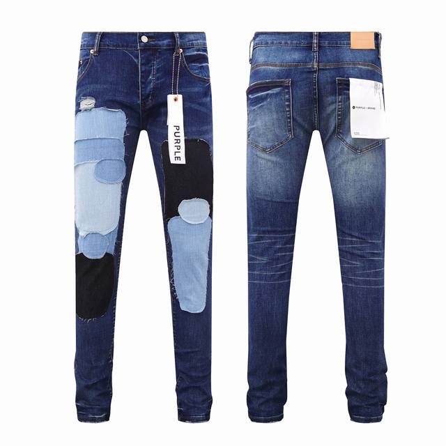 Pb160# Purple-Brand jeans trousers Full quality, original version, three-dimensi