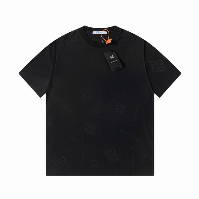 Glvenchy Givenchy fabric jacquard new short sleeves High quality, clear texture,