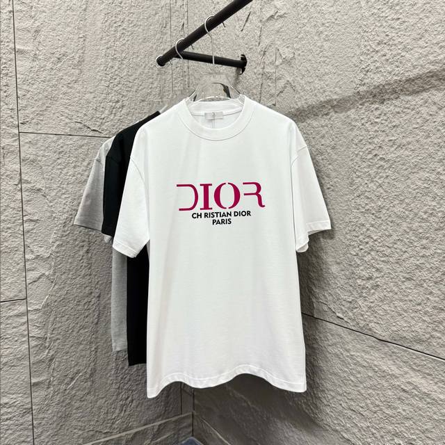 Dio* Dior 2025 spring and summer new classic letter thick plate three-dimensiona