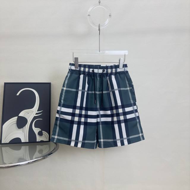 Top version difference currency Style: Burberry Bbr striped beach built-in mesh