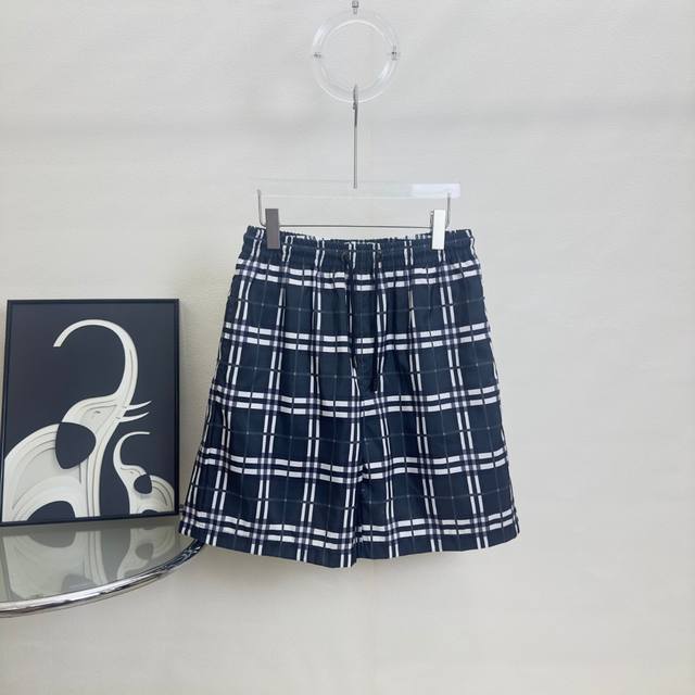 Top version difference currency Style: Burberry Bbr striped beach built-in mesh