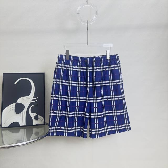 Top version difference currency Style: Burberry Bbr striped beach built-in mesh