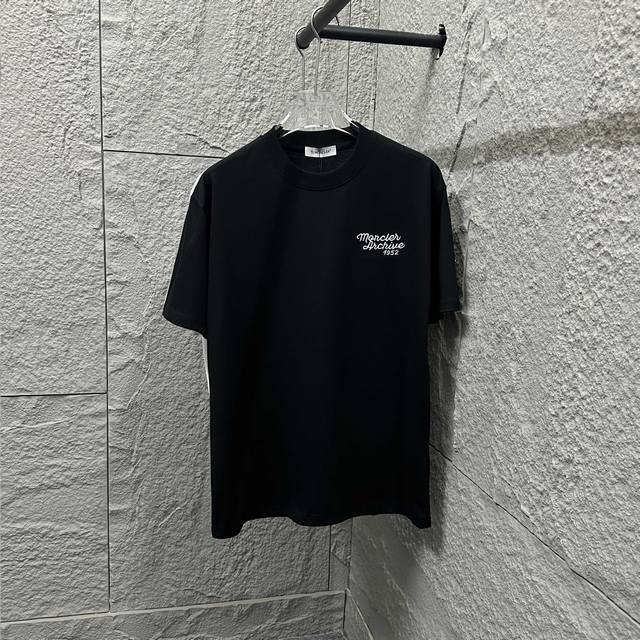 Moncle* Moncle* 2025 Spring and Summer new classic simple black and white letter