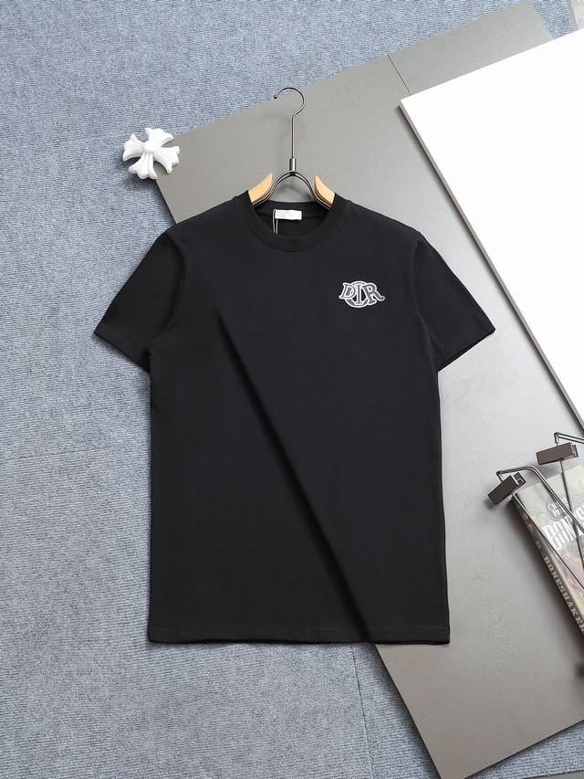 R-9505 Di*Or 2025Ss latest couple short-sleeved T-shirt ~ Brand new element left