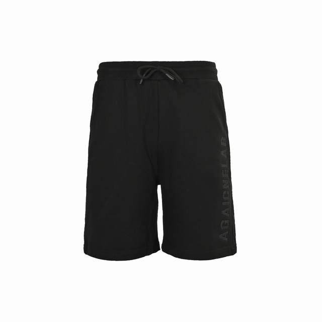 Balenciaga 25Ss embroidered letter logo shorts The fabric is made of 380G pure c