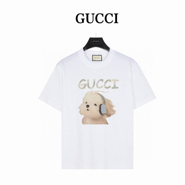 Gucci Headphones Puppy Style: Gg02 White 240g heavyweight small drop shoulder 10