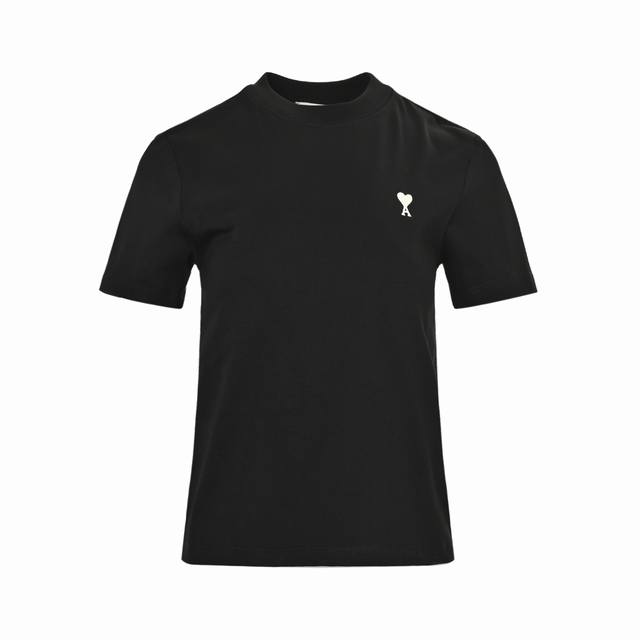 Ami 25Ss small heart embroidered women's short sleeves Get it right away. The qu