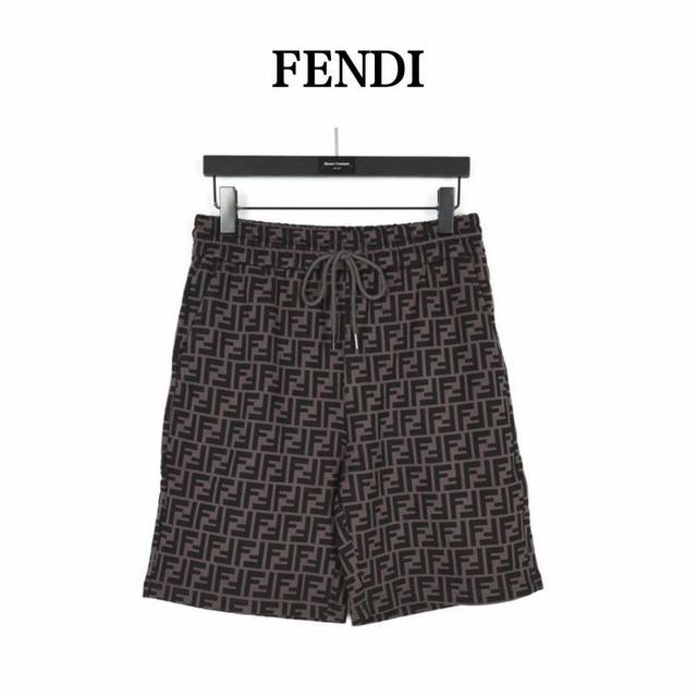 Fendi Fendi full-print double F old flower element shorts Low-key luxury, Fd cla