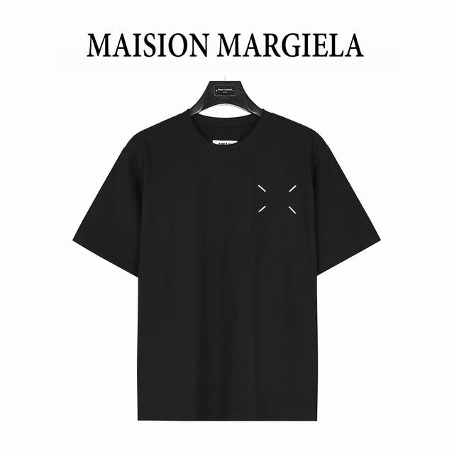 Maisonmargiela Margiela back digital ghosting print short-sleeved T-shirt Heavy