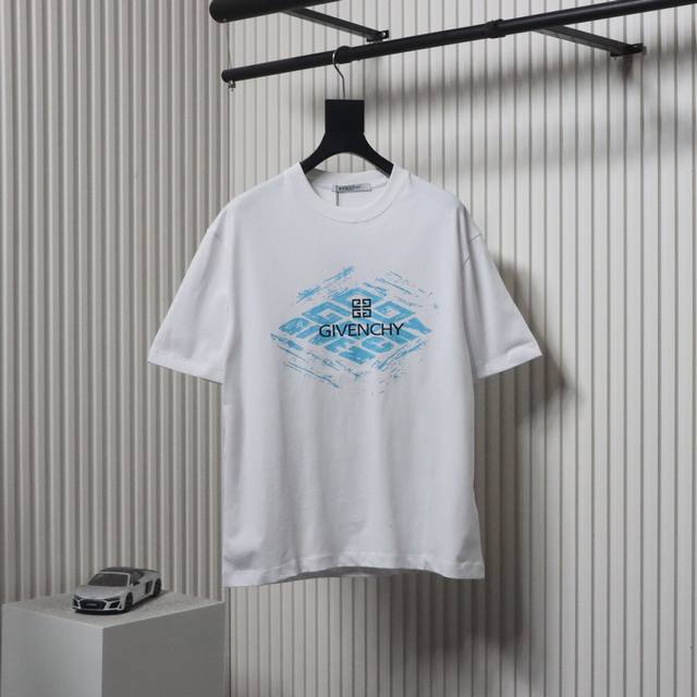 Givenchy 24Ss Sketch Graffiti Logo Short Sleeve Standard Digital Direct Printing
