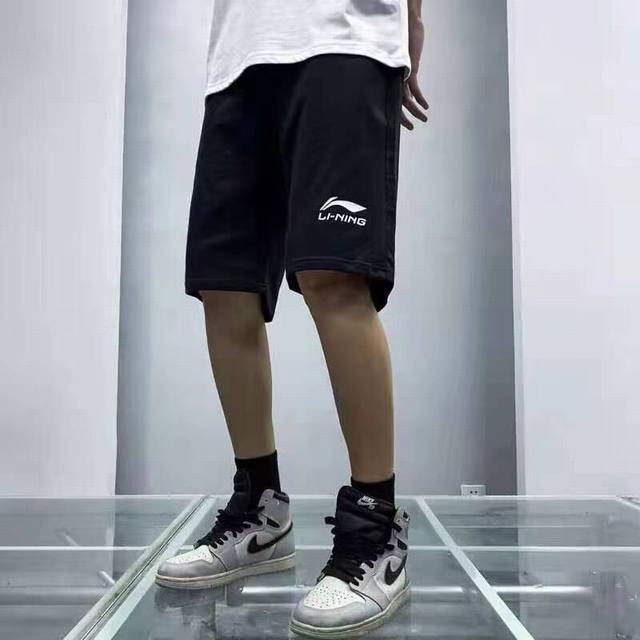 pure cotton shorts Li Ning shorts high quality versatile shorts couple style pur