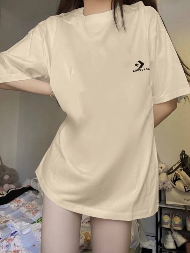 New arrival! Converse small star arrow round neck short-sleeved T-shirt, play th