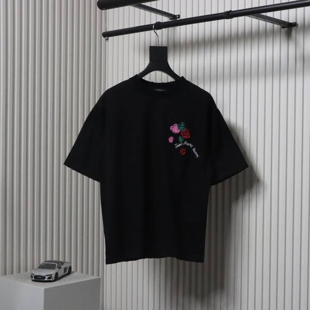 Chromehearts 25Ss Valentine's Day patchwork embroidery short-sleeved T-shirt Chr