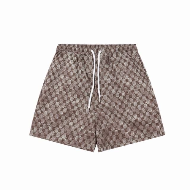 Balenciaga 25Ss Bb Full Indonesian Dragon Shorts Interlocking double B print, dr