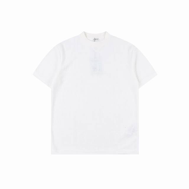 Burberry 25Ss Dark Pattern Tb War Horse Towel Jacquard Short Sleeve T-shirt Exqu