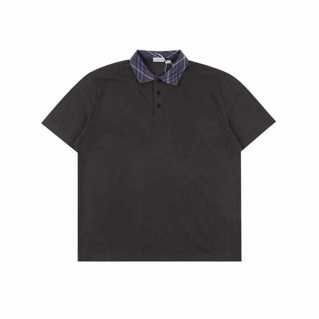 Burberry Bbr Checked Short Sleeve Polo Shirt Original custom G pique fabric, kno