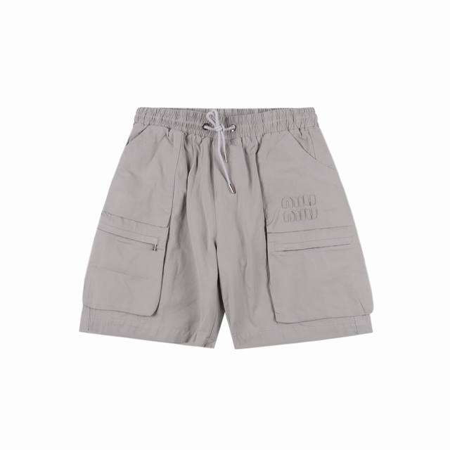 Miumiu Miu Miu Embroidered Logo Overalls The fabric is made of 360g woven fabric