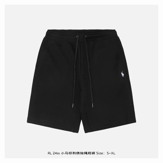Ralph Lauren 24Ss pony logo embroidered drawstring shorts The original version w