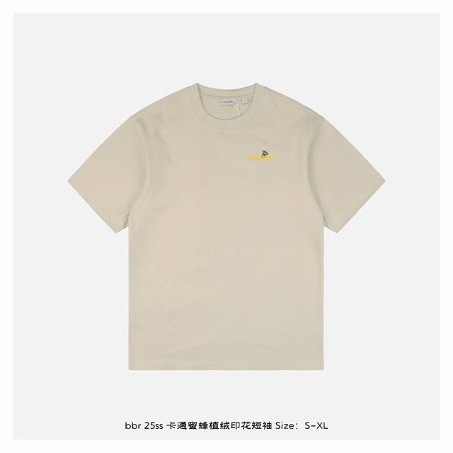 Burberry 25Ss cartoon bee flocking print short sleeves Original 10,500 purchase,