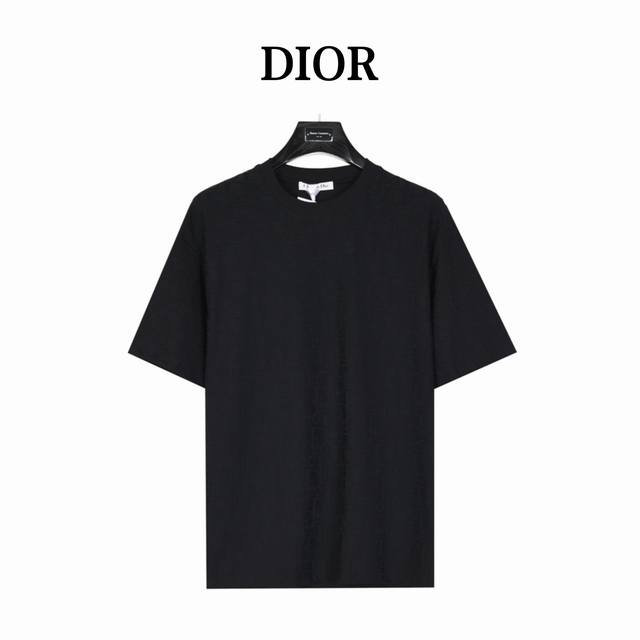 Dior Dior classic old flower full print jacquard short sleeves Unisex new aesthe