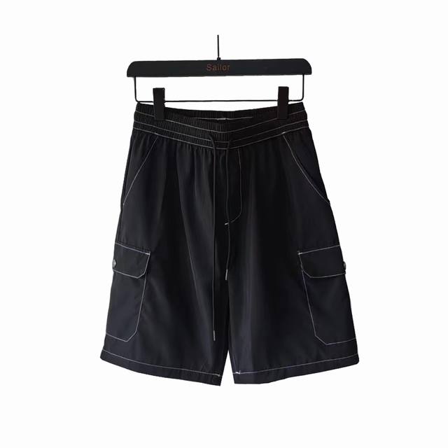 Actual details + size chart Prada Prada logo work shorts with visible thread Hig