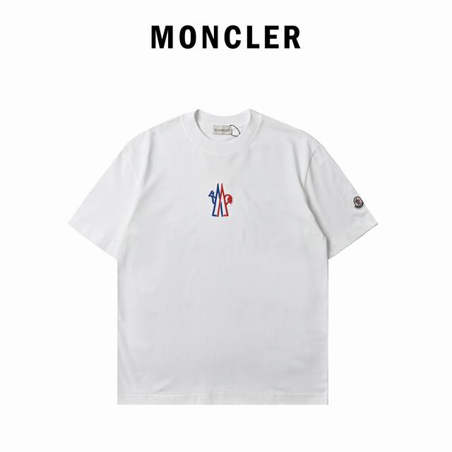 Moncler 2025 new digital and letter logo custom armband short-sleeved T-shirt Cu