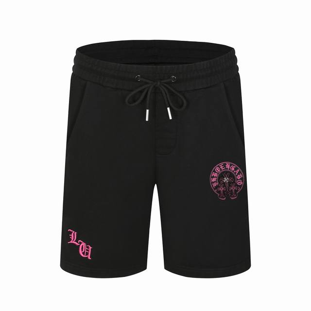 Chrome Hearts 25Ss Applique Horseshoe Cross Embroidered Shorts Shorts take off,