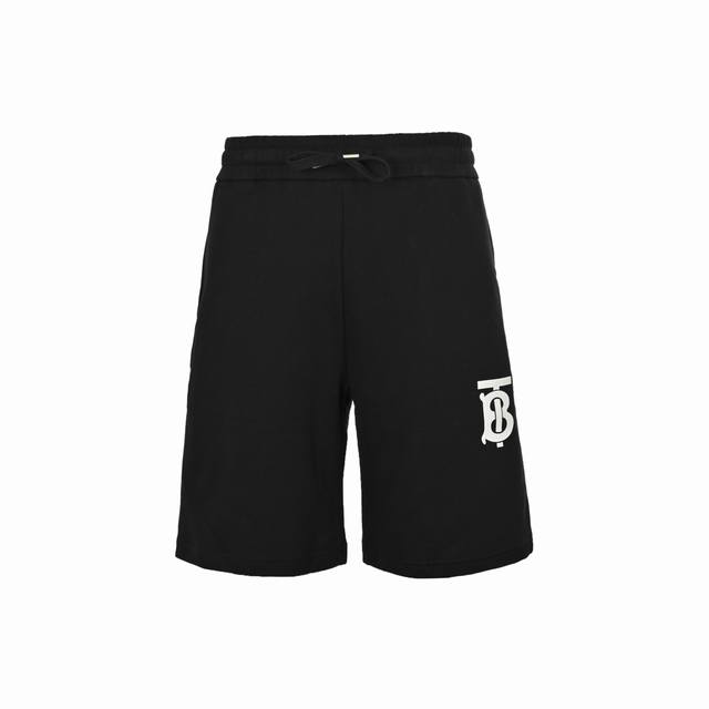 Burberry classic Tb pressed glue printed shorts The printing uses imported pearl