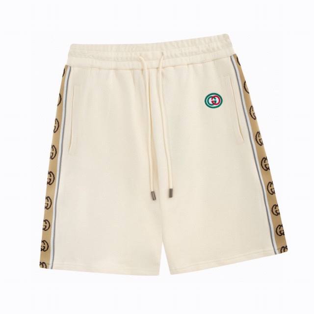 Gucci summer new side letter webbing reflective strip casual shorts customized p