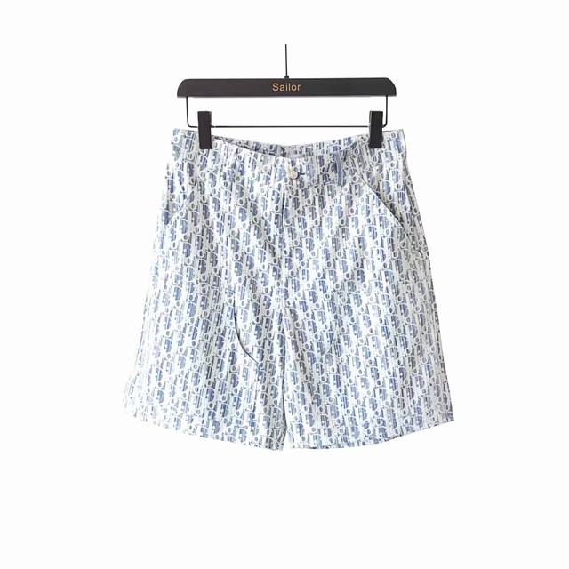 Actual shot details + size chart Dior Dior Dr letter yarn-dyed full-length Logo