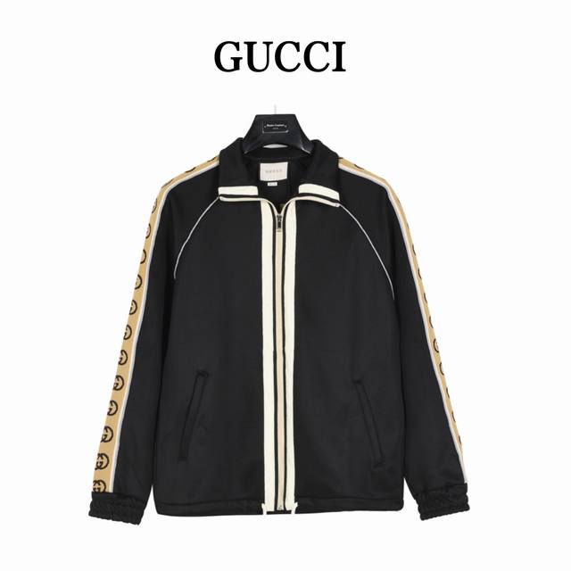 Gucci classic side double G reflective ribbon suit jacket purchased from the ori