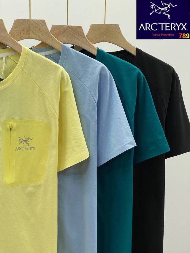 Arc'teryx 25 summer new couple style round neck short sleeve technology fabric m