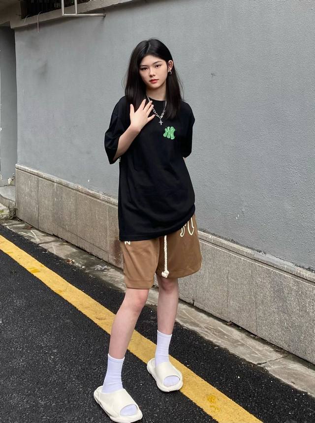 New arrival! Mlb-Ny Yangji's new summer cartoon print classic short-sleeved T-sh
