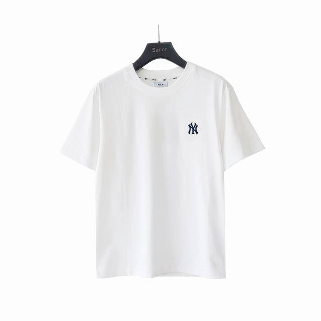 Actual details + size chart Mlb Logo letter T-shirt printed on front and back Li