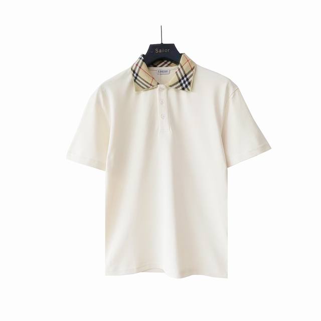 Size chart + real shot details Burberry custom color matching flat collar casual