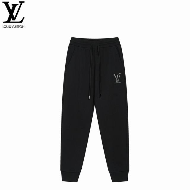 Louis Vuitton 24Ss letter patch embroidered trousers Letter patch embroidered lo