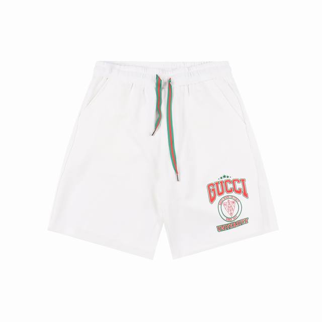 Gucci 25Ss Letter Logo Print Shorts The new Gucci shorts for 25 years, with a mi
