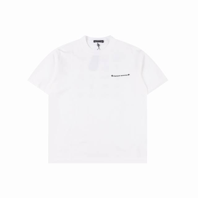 Chrome Hearts 25Ss short-sleeved T-shirt with multi-label print on the back A mu