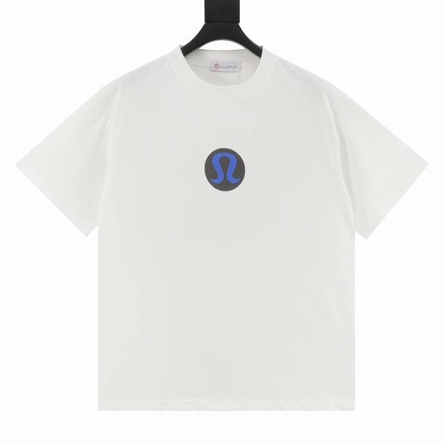 Lululemon limited edition letter logo short-sleeved T-shirt The fabric is made o