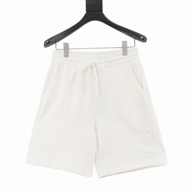 Balenciaga 25Ss embroidered letter logo shorts The fabric is made of 380G pure c