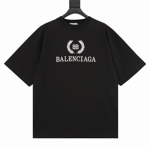 Balenciaga wheat print round neck T-shirt The printing material is made of safe,
