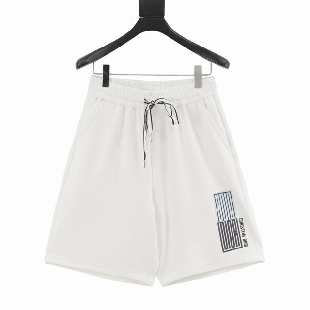 Dior 25Ss Square Letter Print Shorts New Dior shorts, minimalist silhouette, hig