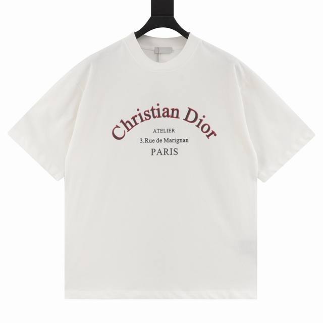 Dior Cd 25Ss slogan print short-sleeved T-shirt Size: Xs-L